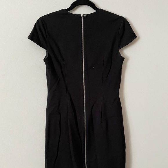 Black Leather Cynthia Steffe Dress - Picture 2 of 3
